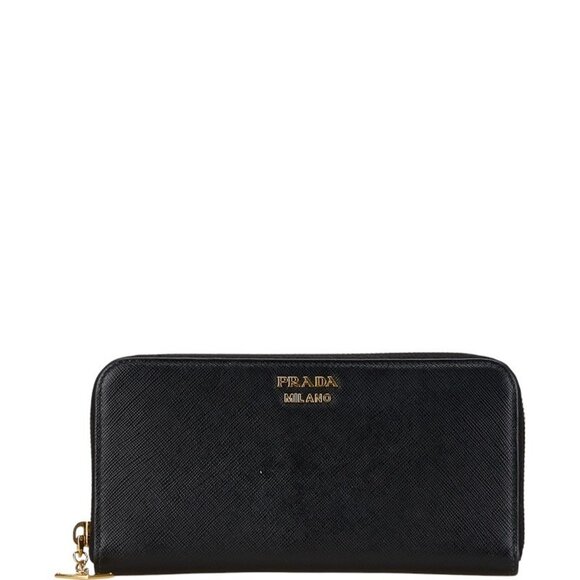 PRADA Black Leather Wallet - Picture 1 of 9